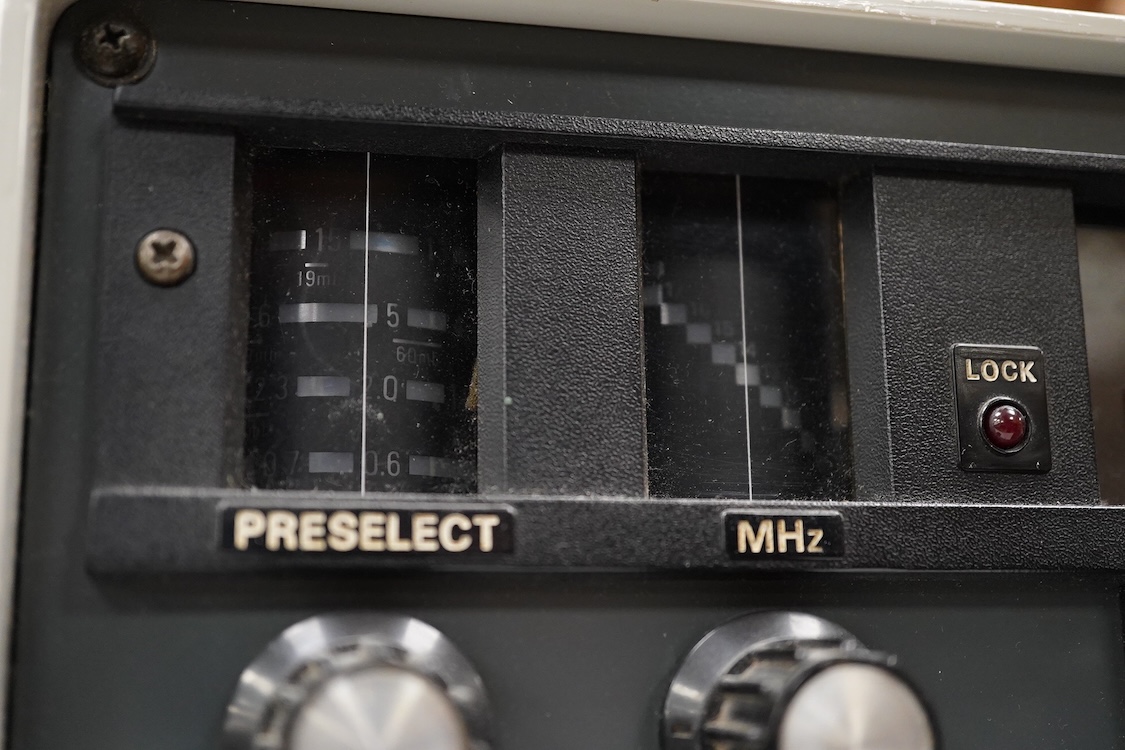 A 1970s/80s Yaesu Musen FRG-7 HF short wave Communications Receiver, serial number 6M 081452